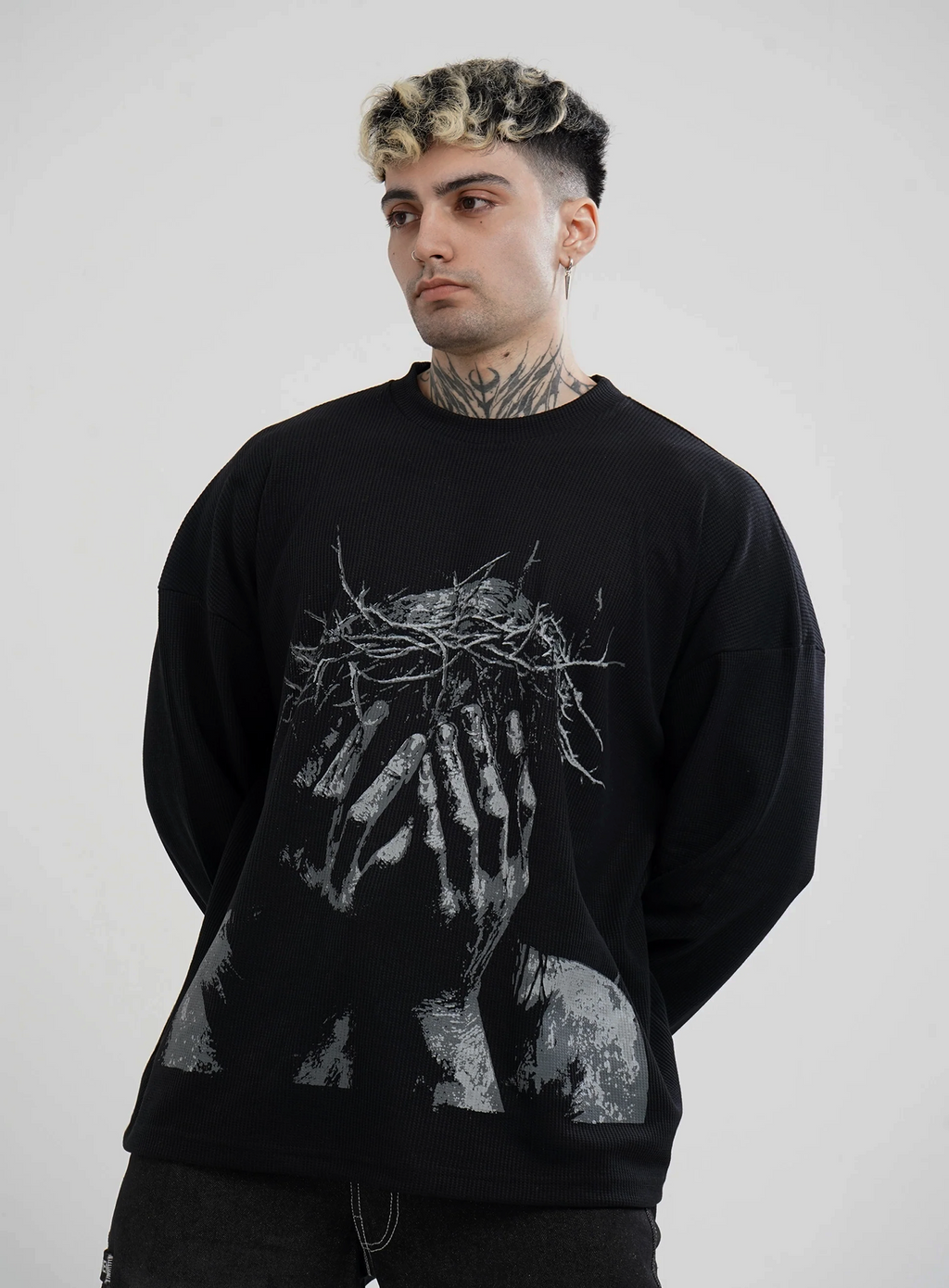 Saint Grief Edition Hymns Wear – detail shot, sizes XS–XL