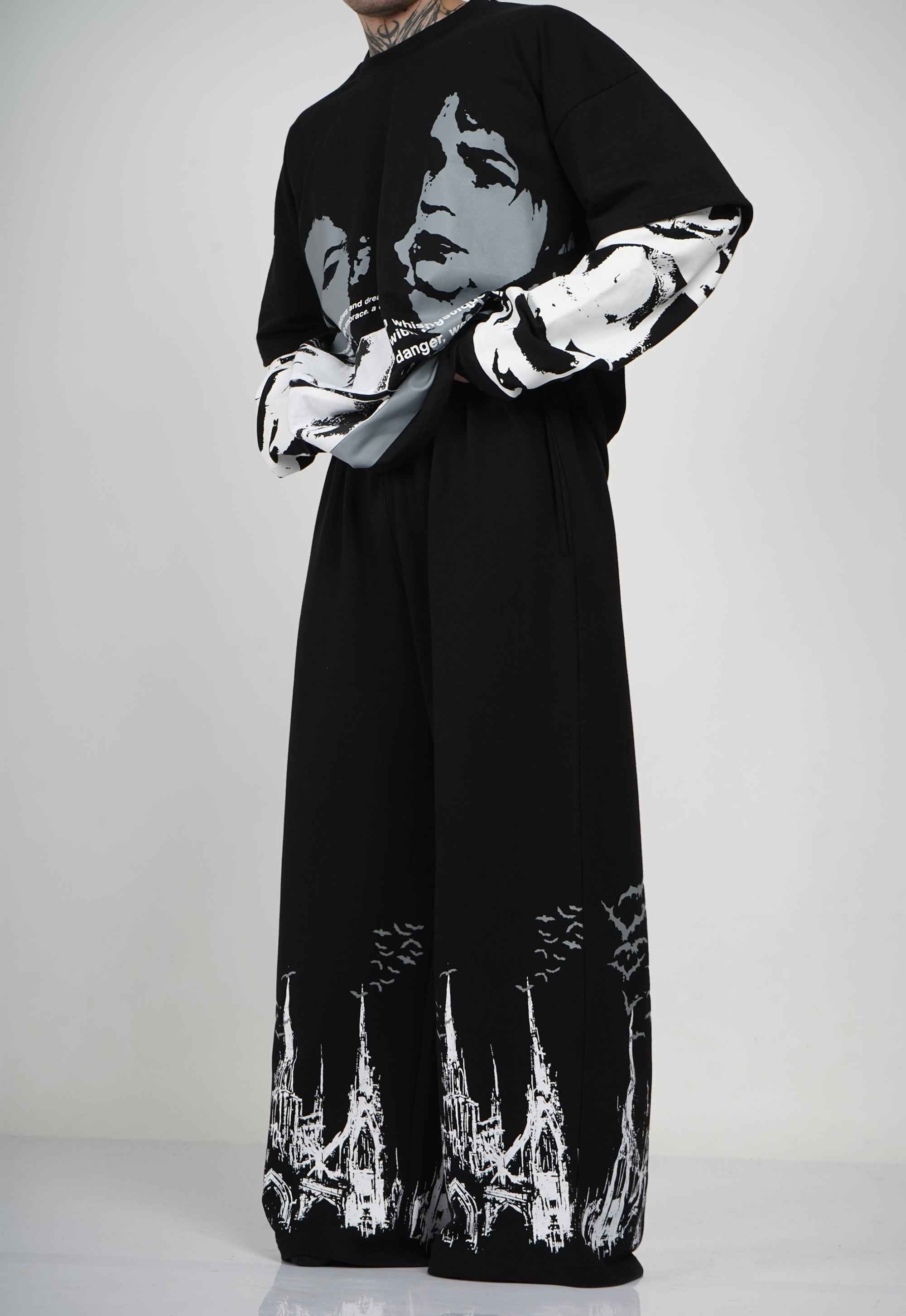 Shadow Edition Set hero shot – Hymns Wear matching two-piece set, sizes XS/S to XS/XXL