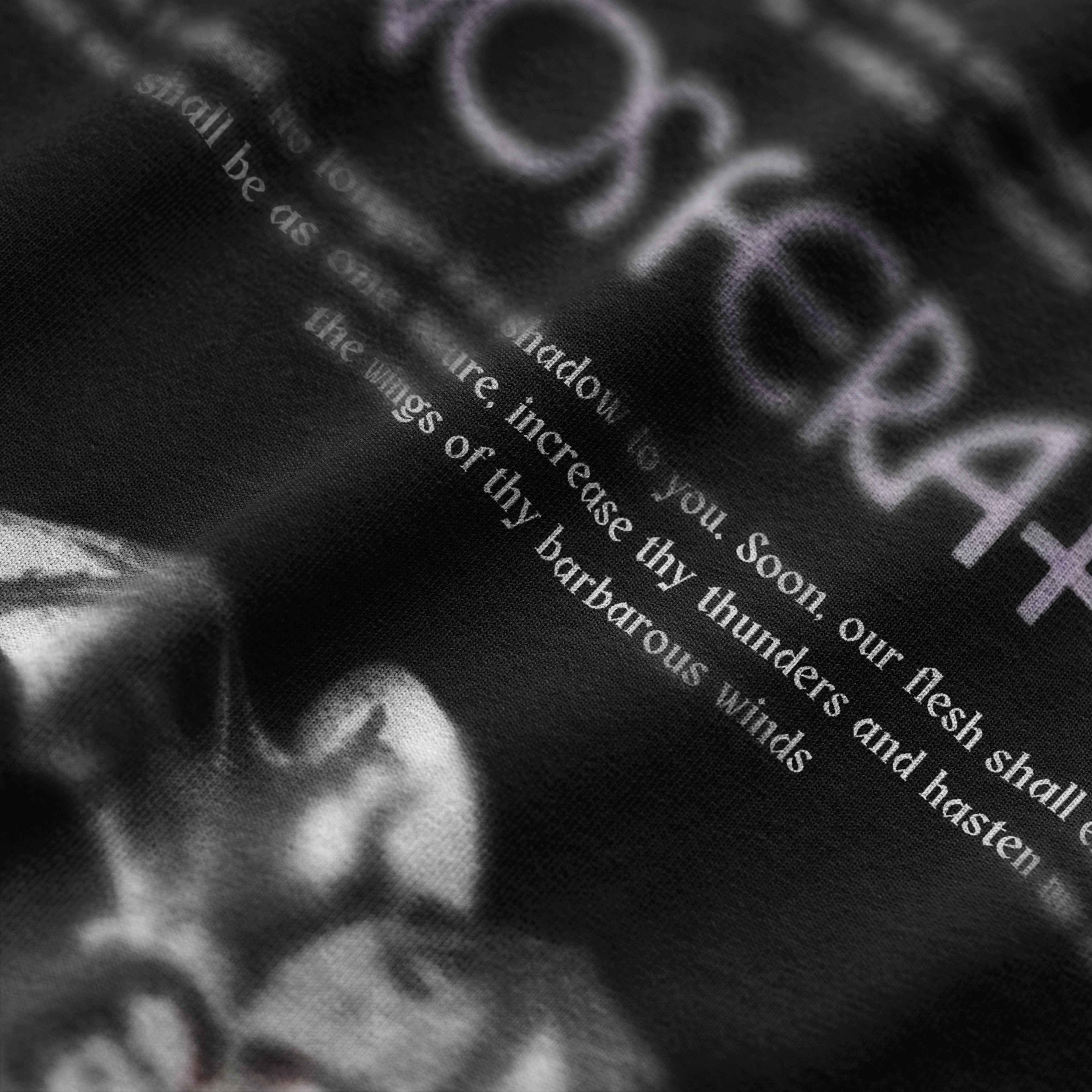 Nosferatu Edition additional shot – Hymns Wear graphic piece, sizes S–XXL