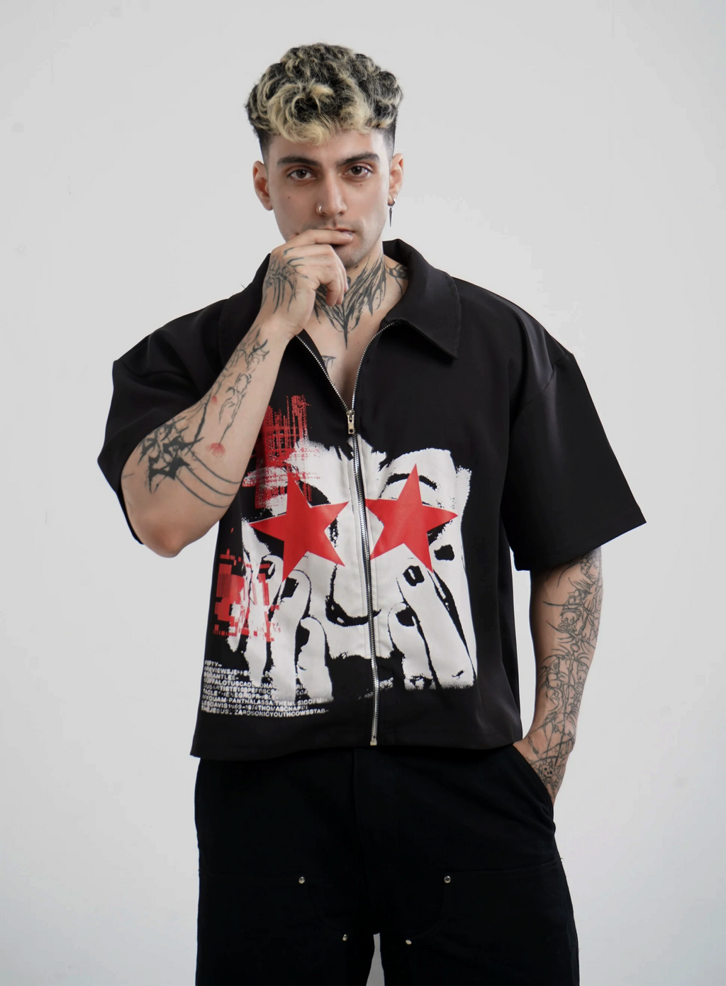 Shut Up & Stare Edition by Hymns Wear – hero product shot, sizes S to XXL