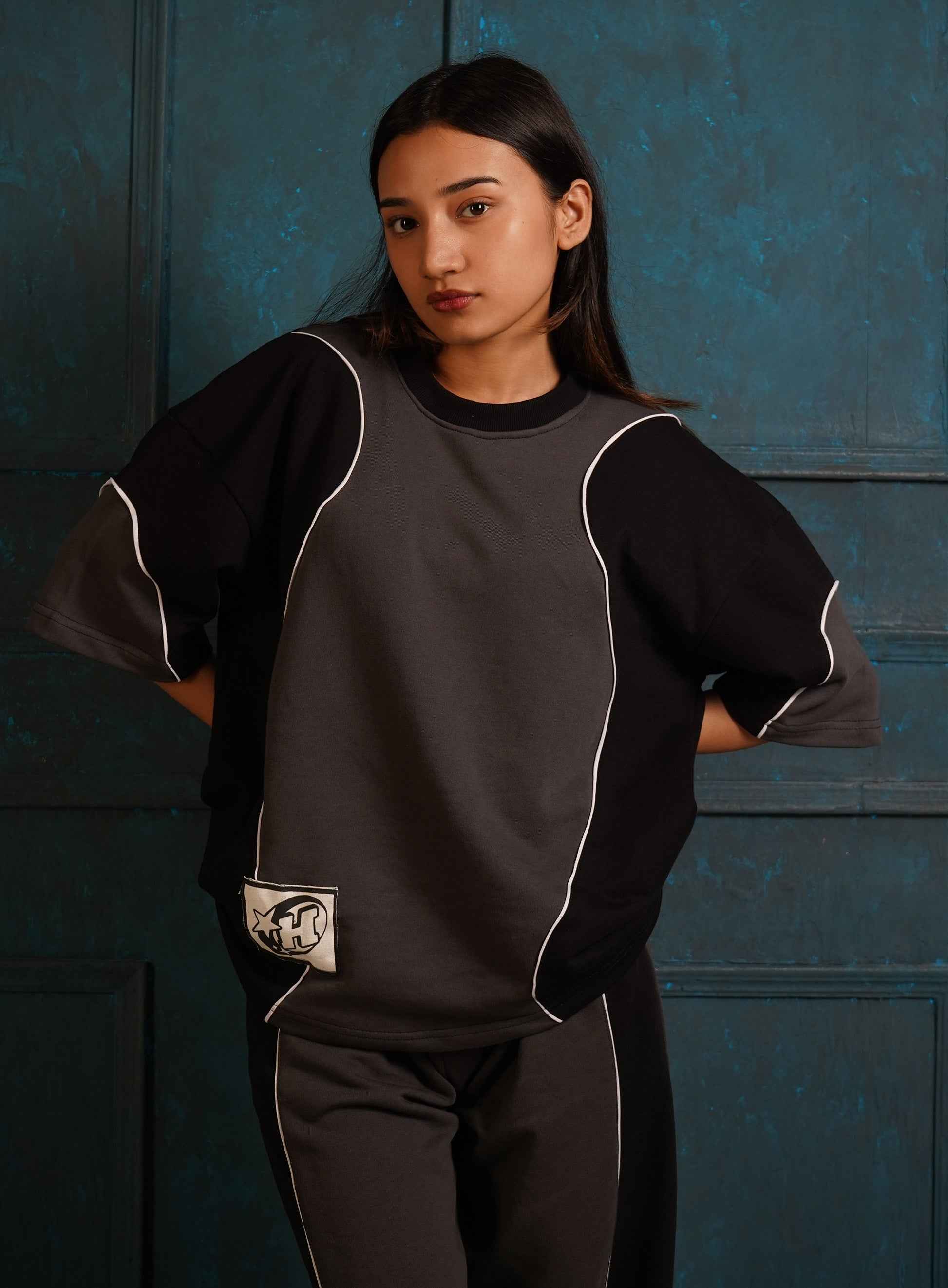 Haze Runner Black Hymns Wear – back view, sizes S–XXL