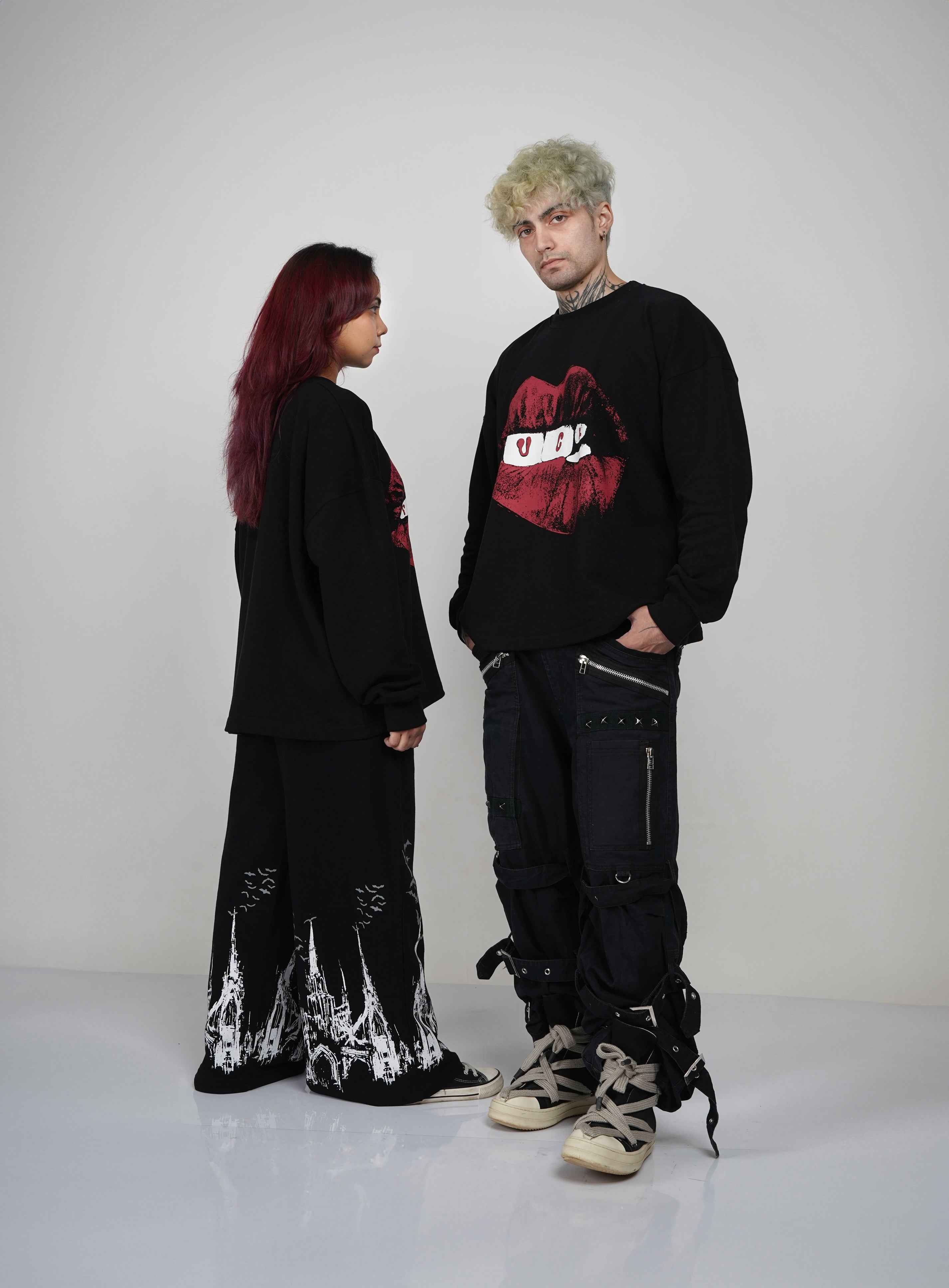 Lips Don't Lie Edition alternate angle – Hymns Wear, sizes XS through XL